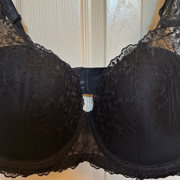 Ambrielle black lace bra 40DDD - Picture 3 of 4